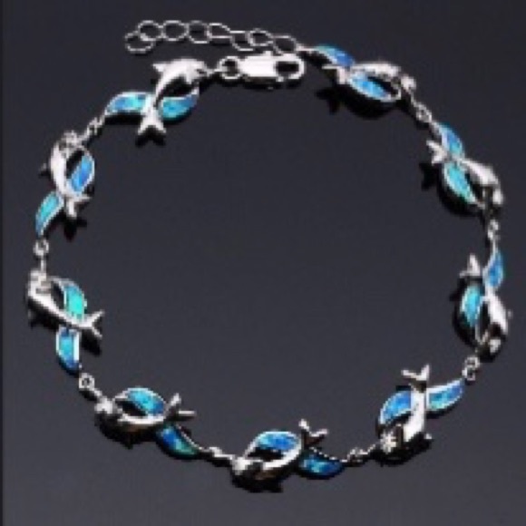 Dolphin Opal Anklet/ bracelet - Picture 6 of 7